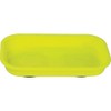TRUSCO TAMT-1424-Y Square Resin Magnetic Tray, Yellow