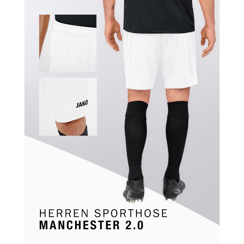 Jako short manchester 2.0 - xl, White