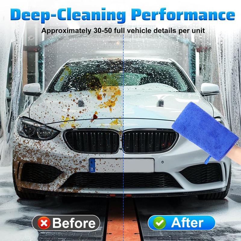 Quilax 2 Pack Clay Mitt Auto Detailing, Fine Grade Alternative
