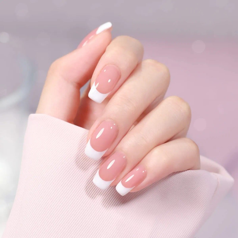 Sello Manicura Esmaltado Francés Semipermanente Gel Esmalte