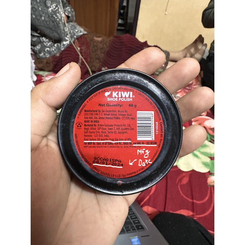 Kiwi Shoe Polish Paste Black and dark tan [Pack Of