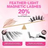 Upgrade Soft Magnetic Eyelashes with Applicator Reusable No Glue Needed