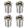 CENPEK 4PCS Thread Adapter 510 Stainless Steel Threaded Ring Adapter