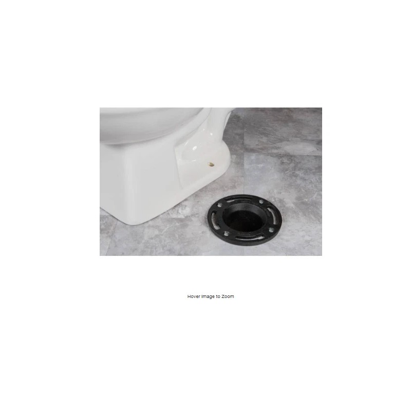 Toilet Flange Twist-N-Set 4 in. Cast Iron Toilet Flange