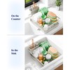 Kitsure Dish Drying Rack - Compact Dish Rack with Utensil