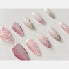 [Yeoun Blush] Handmade Nail Tips - Almond Egg / [여운