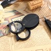 ULTECHNOVO Folding Pocket Magnifying Portable Handheld Optical Glass Crafts Magnifier