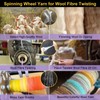 Electric Yarn Spinner Kit with Foot Controller & 3 Bobbins,
