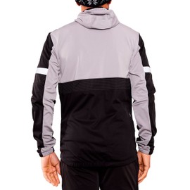 Swix Men's Nybo Warm Water-Resistant Comfortable Fit Durable Versatile Lightweight Active Outdoor Full Zip Jacket, Black