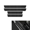 MLY 4 PCS Car Door Sill Protector, Heavy-Duty Carbon Fiber