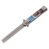 Men Spring Comb Pocket Size Stainless Steel Teeth Foldable Brush
