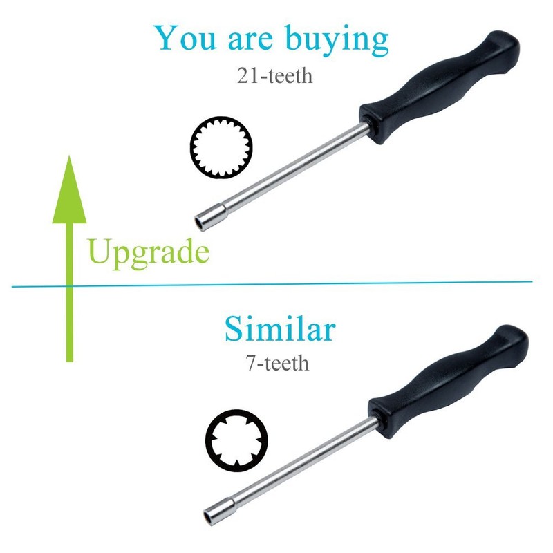 HOODELL Carburetor Adjustment Tool, Upgraded 21-Teeth Splined Screwdriver, 2 Cycle
