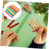 CORHAD Jumbo Ice Pop Sticks 50pcs Thick Craft Sticks Multi-