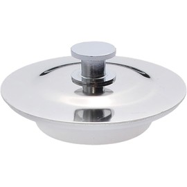 Tapón para bañera de Acero Inoxidable y Silicona con Acabado de Espejo, tapón baño Universal para bañera, se Adapta a desagües 42-44mm