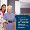Posey 6546 Premium EZ Clean Gait Belt with Spring-Loaded Buckle,