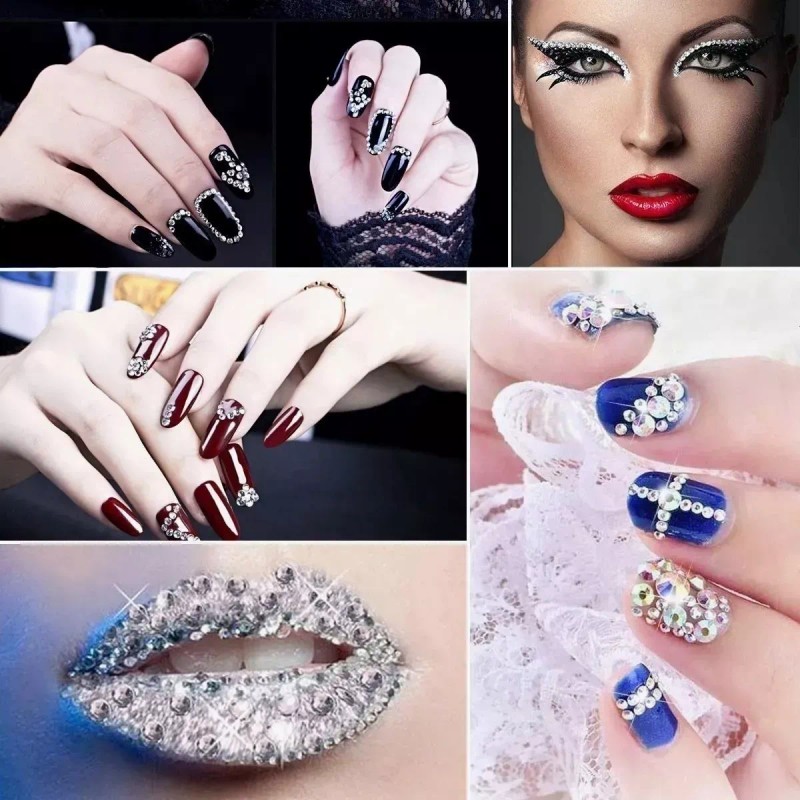 Dolores Piedra De Cristal Tornasol Super Calidad Nail Art En