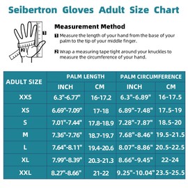 Seibertron T.F.F.I.G Gloves Full Finger Men's Tactical Military Flexible TPR Impact Protection for Outdoor Grey XXS