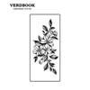 VERDBOOK Waterproof Temporary Tattoos: 2-Sheet Tattoo Kit with Realistic Body