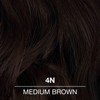 COLORCHARM Permanent Liquid Hair Color for Gray Coverage| 4N Medium