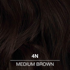 COLORCHARM Permanent Liquid Hair Color for Gray Coverage| 4N Medium Brown | 1.4 Fl Oz
