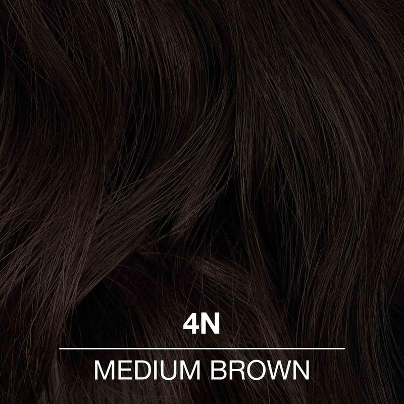 COLORCHARM Permanent Liquid Hair Color for Gray Coverage| 4N Medium