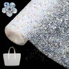 Locacrystal Bling Resin Rhinestone Sticker DIY Car Decoration Stickers Self-Adhesive