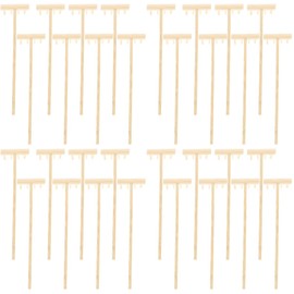 Mini Zen Sand Rakes Miniatures 32 Pcs Zen Rake Mini Zen Garden Rakes Meditation Sand Desktop Sand Box Accessories Garden Rake Small Shovel Dining Table Decor Bamboo Rake