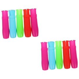 NUOBESTY 10pcs Adjustable Chalk Clips Water-soluble Chalk Holder for Classroom Office Home Use Reduces Dust Lightweight and Portable Random Colors