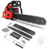 COOCHEER Gas Chainsaw Powered 62CC, 3.5-HP 2-Cycle Gas Chainsaw 20