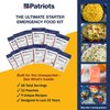 4Patriots Emergency Starter Food Kit - Freeze-Dried Survival Food, Emergency