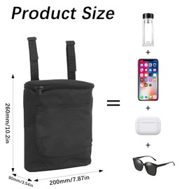 LPZMPZ Handlebar Bag Bicycle Children's Bicycle Bag Handlebar Bag Waterproof Secure Hold Thanks to Velcro Fastening, Suitable for Types of Bicycles, Electric Vehicles