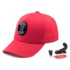 DigiCharge Baseball Cap with Action Camera Mount Compatible with GoPro