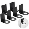 Duoleimi Soap Dispenser Holder, Black, Pack of 6, Wall Mounted