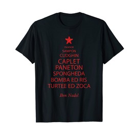 pandor sampon cudghin caplet paneton spongheda bomb and ris T-Shirt