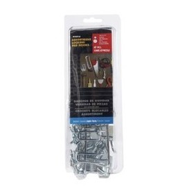 Crawford Zinc Plated Silver Steel Peg Hook Assortment 47 pk
