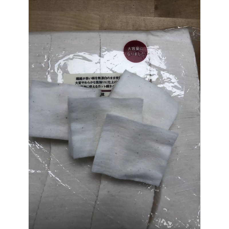 Natura 100% natural cotton pads Quantity 2 Packs Of 180