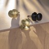 NCSEN 6 Pack Gold Door Knobs,Interior Door Knob with Lock,Coastal