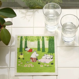 Eocto ecomfortHouse Sponge Wipe, Moomin Forest, 1 Piece