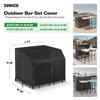 SUNICO 41 Inch Outdoor Patio Bar Set Cover with Split