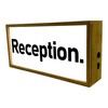 Light Box Reception Sign | Illuminated Light Up LED Office
