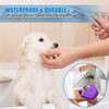 Waterproof Dog Ear Caps, Adjustable Pet Shower Wrap with Clear