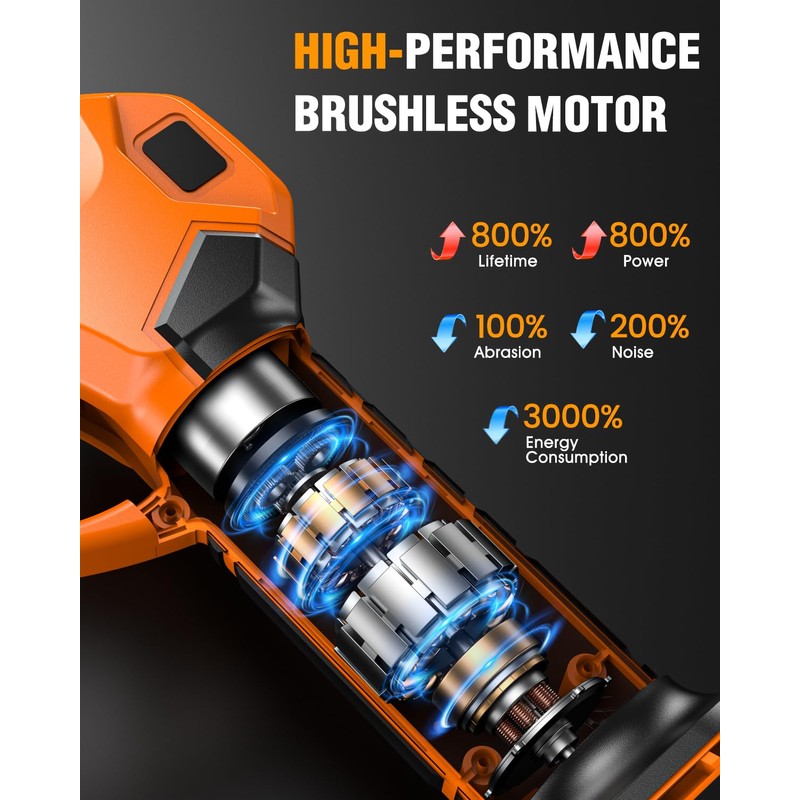 Upgraded Electric Pruning Shears, 1.5'' Cutting Diameter, Brushless Motor Cordless