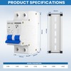 DC Circuit Breaker 32A 2P 500V, Miniature Disconnect Switch for