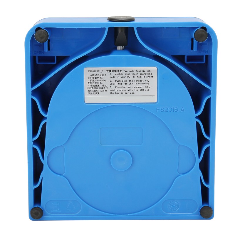 Single Foot Switch Pedal Wireless Wired USB Two Connection Mode