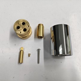 KES 1-inch Shower Body Extension, Including Extension of Handwheel and Valve Element for Three Function Chrome, LB6305-YC-CH