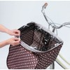 Kawadomi Seisakusho KW-541BR Bicycle, 2-tier Front Basket Cover, Brown Dot