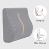 TISHIJIE Memory Foam Lumbar Support Pillow for Car - Mid/Lower