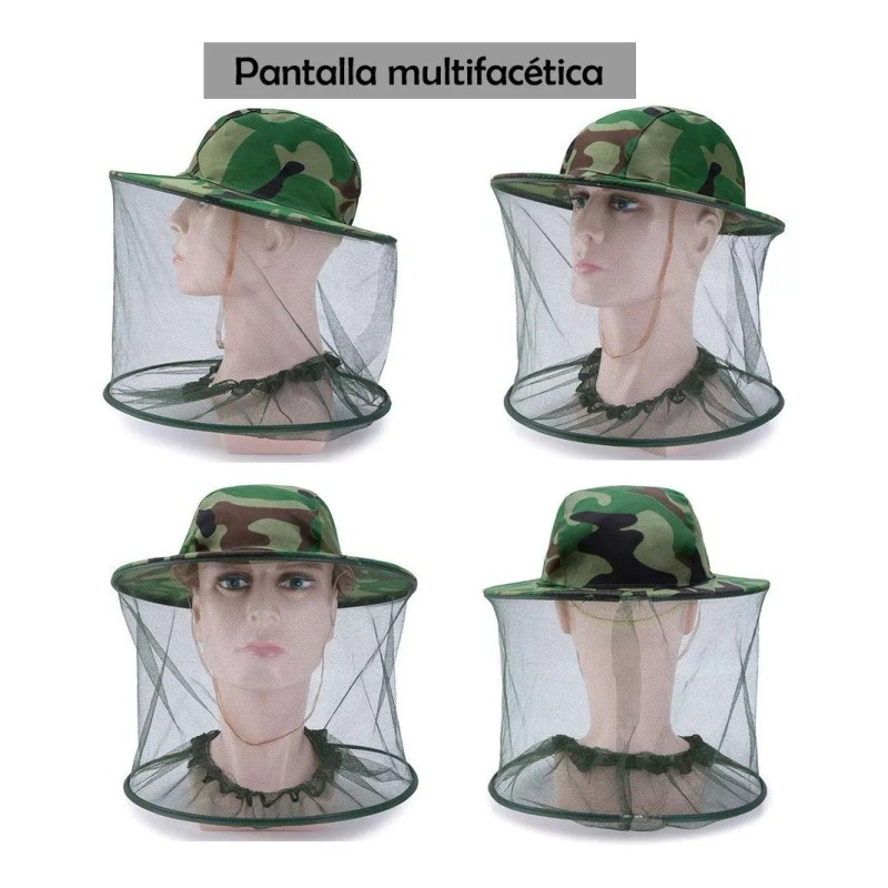 Dolores Apicultor Velo Malla Antiabejas Moscas Mosquito Protección
