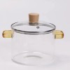 Kitchen Heat Resistant Soup Pot High Borosilicate Cooking Glass Pot