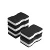 OHPHCALL 2sets Black Dish Wash Sponge Kitchen Cleaning Sponge Pad